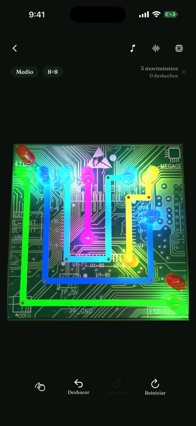 Quiet Circuits — Un puzle tranquilo de conectar parejas