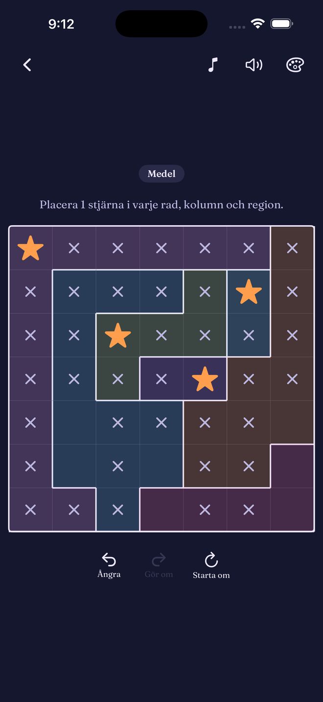 Quiet Stars — Stilla Star Battle-logikpussel